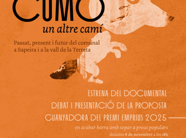 Estrena del documental “Fem cumó, un altre camí” (i entrega del Premi Emprius 2025)