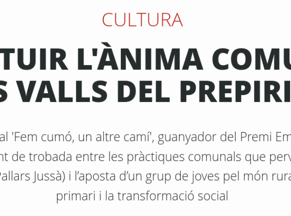 Article a la “Directa” sobre “Fem cumó, un altre camí”