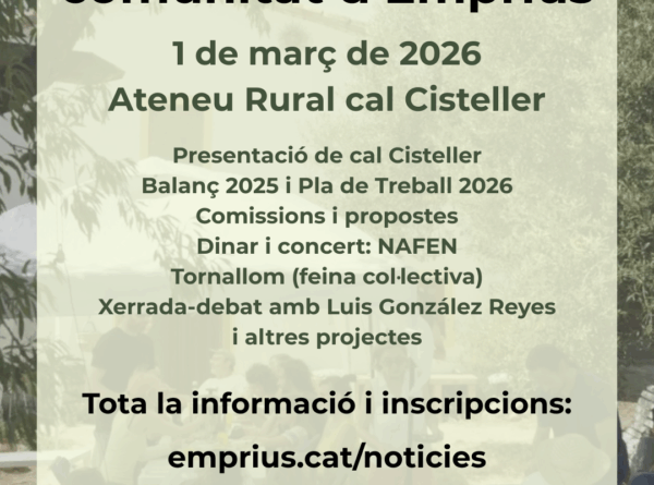 1 de març: Trobada anual de la Comunitat d’Emprius