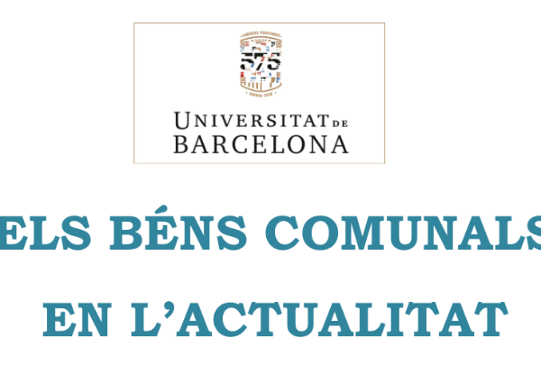 15 de juny: Jornada “Els béns comunals en l’actualitat” a la UB